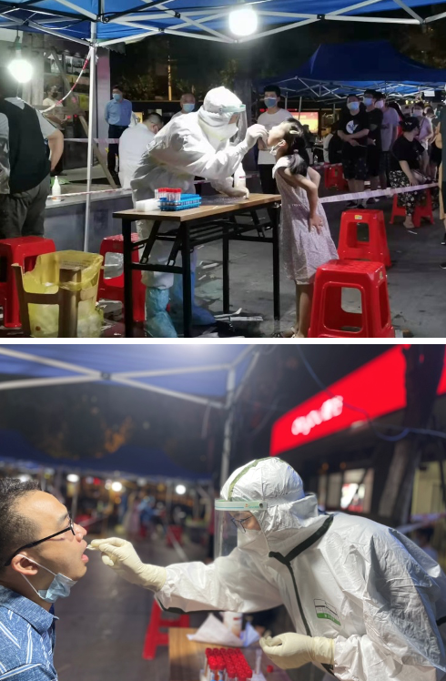 接近凌晨，他們才結(jié)束采樣