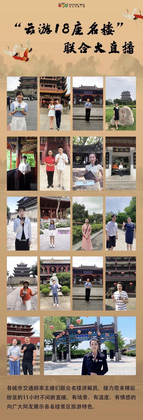 图为云游18名楼联合大直播