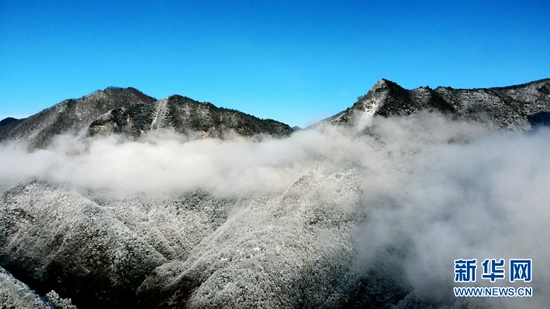 航拍十八里长峡国家级自然保护区