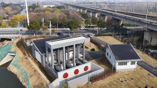 北京路东片区排涝泵站改扩建工程。