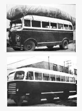 上世纪60年代初期的道奇牌1路公交车资料图