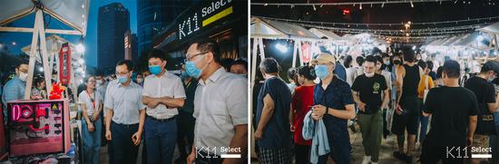造浪园游会市集活动现场