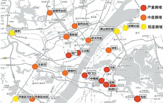 “五一”期间,市内主要商圈拥堵预测(市交管部门供稿)