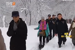 大雪封山 警方营救被困广州团友