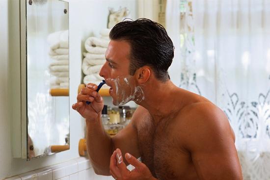 两个时间别刮胡子