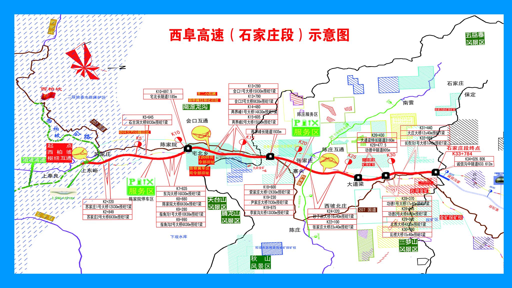 高速公路阜平至赞皇段开工