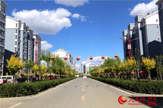 康保县易地扶贫搬迁集中安置小区——怡安小区。
