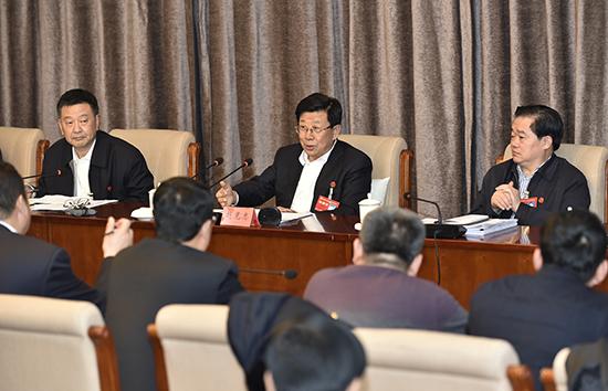 赵克志参加石家庄代表团和唐山代表团审查省党代会报告 赵克志参加石家庄代表团和唐山代表团审查省党代会报告