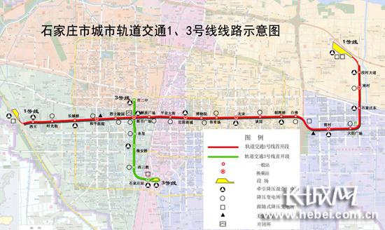石家庄地铁首开工程地铁站出入口建设情况