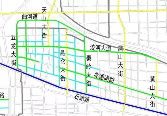 石家庄主城区5年规划修建100条道路