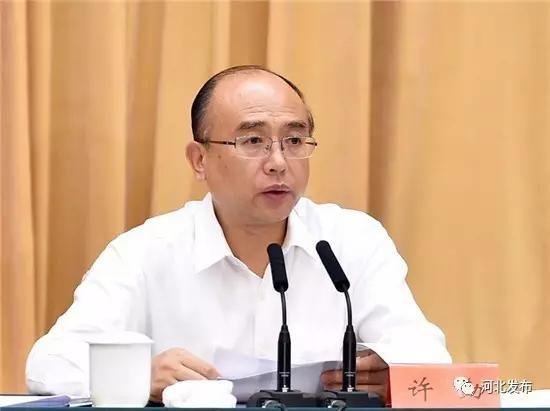8月23日,国家海洋督察组(第二组)督察河北省工作动员会在石家庄召开。图为省长许勤作动员讲话。记者孟宇光摄