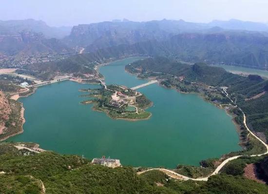 张河湾水库大“S”弯是它的特色