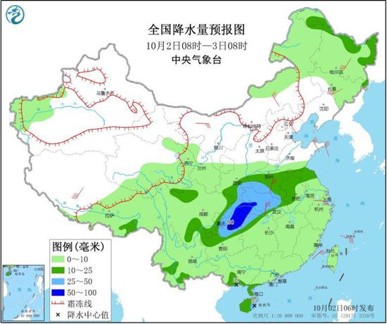 |冷空气将影响中东部大部地区 江汉等地将有大到暴雨