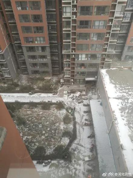 2月7日,石家庄部分地区也出现了零星的降雪。