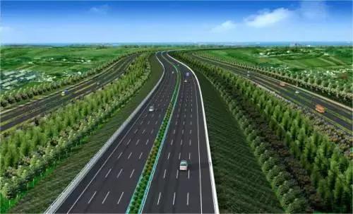 双向八车道标准建设