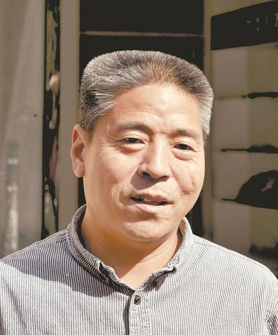 勇擒持刀歹徒的退伍老兵吕保民。(资料片) 记者耿辉摄