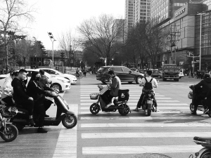 越线停车。