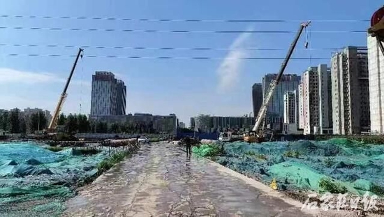 太平河城市片区项目各项工程有序推进 全力打造拥河发展的起步