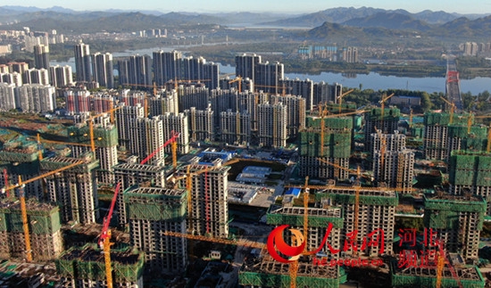 唐山市迁西县棚户区改造项目现场。 王宝松摄