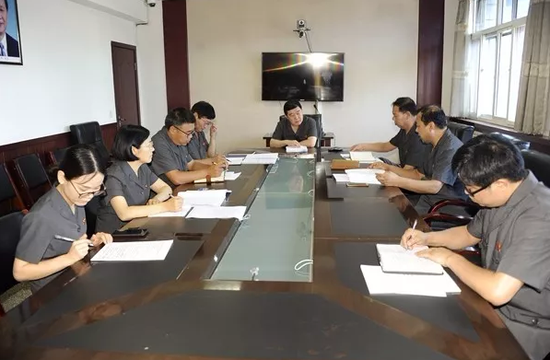行唐法院扫黑除恶领导小组会议