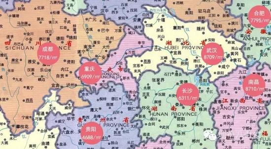 中国房价地图出炉:石家庄7343\/㎡居华北第七(