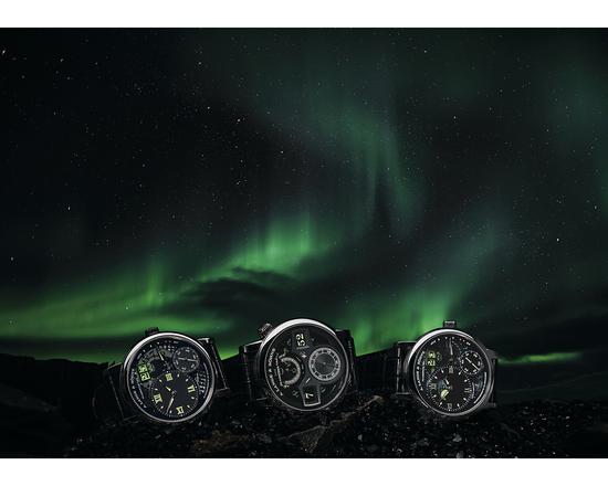 与北极光交相辉映的璀璨光芒:GRAND LANGE 1 “Lumen”、ZEITWERK “Luminous”、GRAND LANGE 1 MOON PHASE “Lumen”