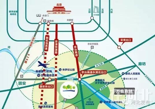 独流减河北堤路规划图