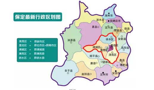 太有才了!保定5区3市15个县原来是这么来的