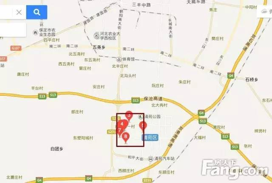 保定这地要建三区两城投资3900万 北三环二次东延