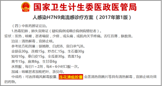 连花清瘟列入2017版禽流感诊疗方案_新浪河北