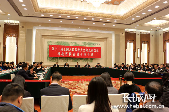 河北代表团开放日活动现场。