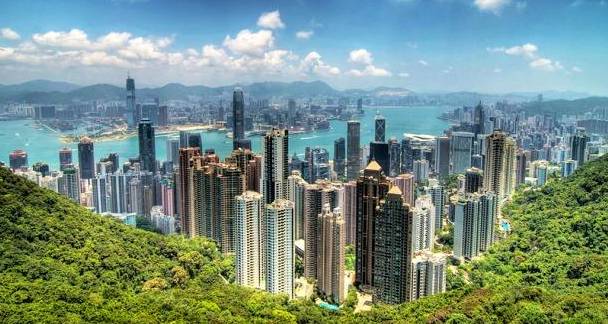 太平山顶香港岛的最高峰