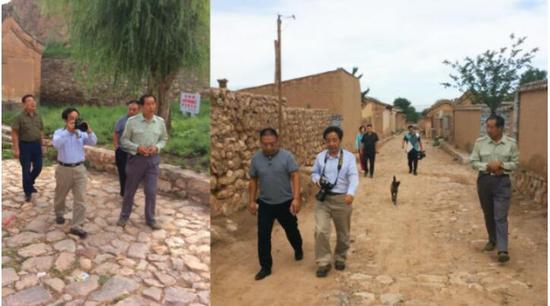 王震中带队进行上苏古堡实地调研
