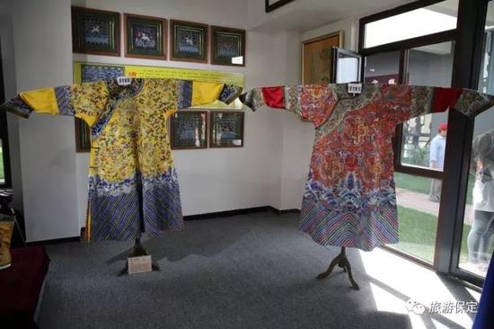 国家级非物质文化遗产“京绣”展品