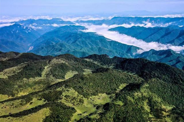 云起峰峦间 紫柏山如画