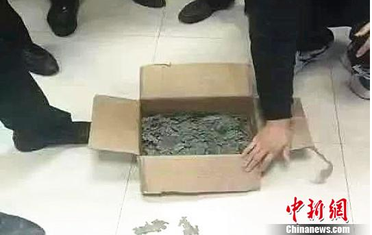 图为被抢劫古钱币。警方供图