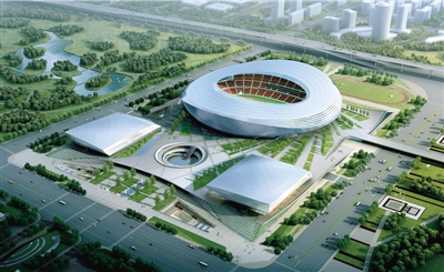 鄭州奧體中心建成效果圖
