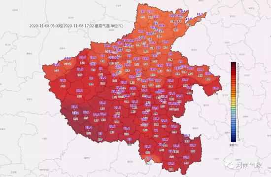 河南本周降雨稀少 供暖前全省大部最低气温维持在4-10℃之间