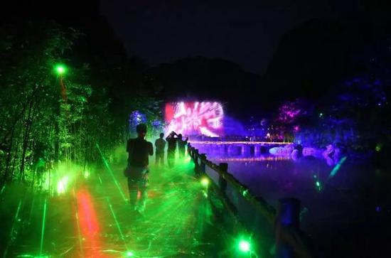 焦作、郑州、新乡人速看!云台山网红夜游景点