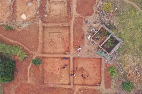 西沟遗址发掘现场。本栏图片均由中国科学院古脊椎动物与古人类研究所供图