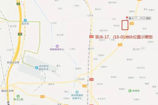 ▲地块位置示意图