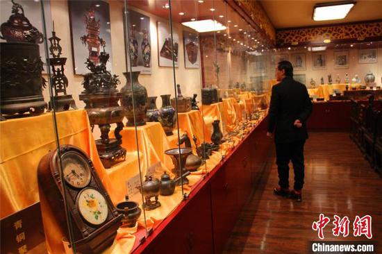 圖為萬世之寶博物館內豐富的藏品　孟豪　攝