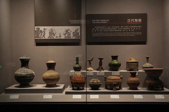 “泱泱华夏 择中建都”展厅陈列现场
