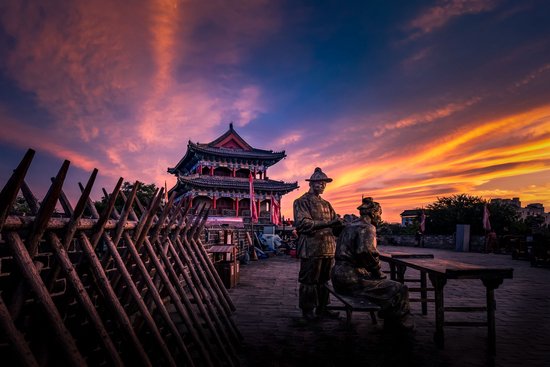 城墙 夜游