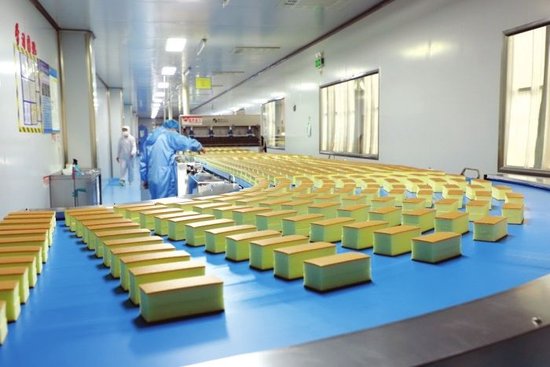 河南麦客多食品有限公司食品生产线。