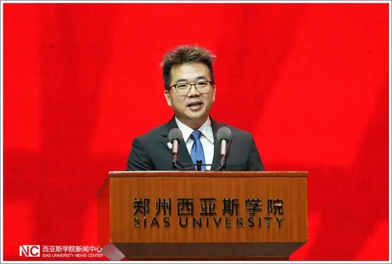 △学校2002级优秀校友、紫讯科技合伙人杜玉生发言