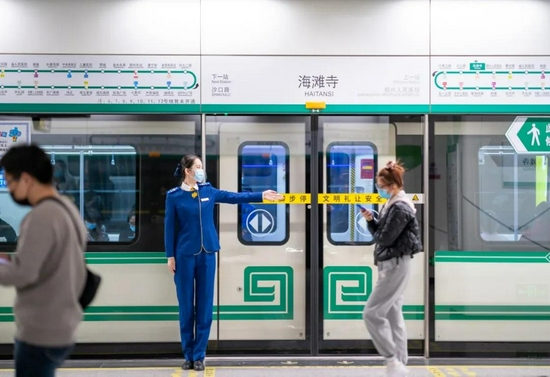 郑州地铁调整各线路周末行车间隔