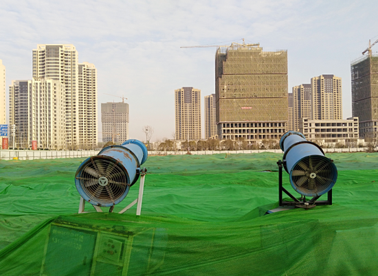 郑州俩施工项目因扬尘污染