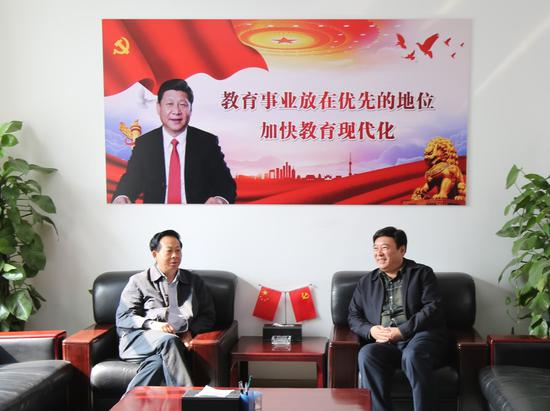 该校党委书记王清义会见河南省交通运输厅副厅长唐彦民