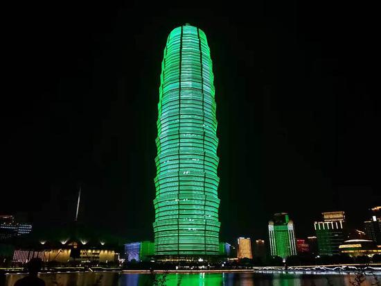 亮化工程基本完工 郑州夜景美丽如画